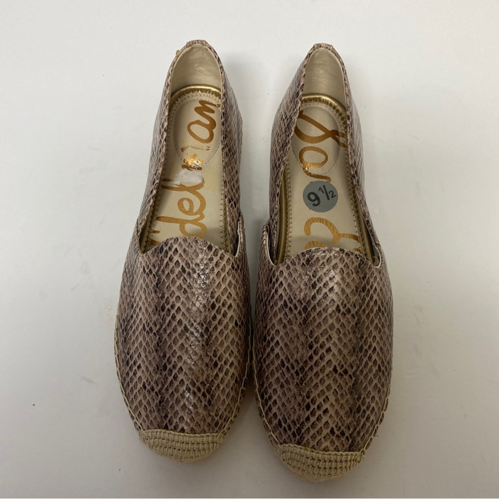 Sam Edelman Kesia snake print Size 9 1/2 Brown/Tan